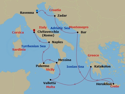 Cruise Map