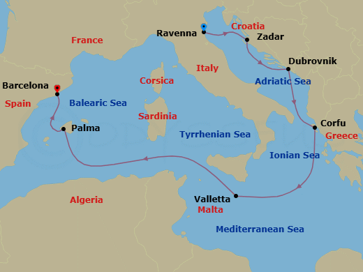 Cruise Map