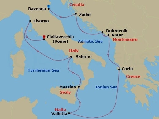 Cruise Map