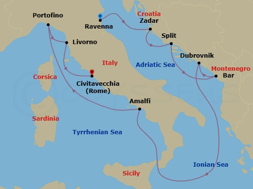 Cruise Map