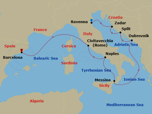 Cruise Map