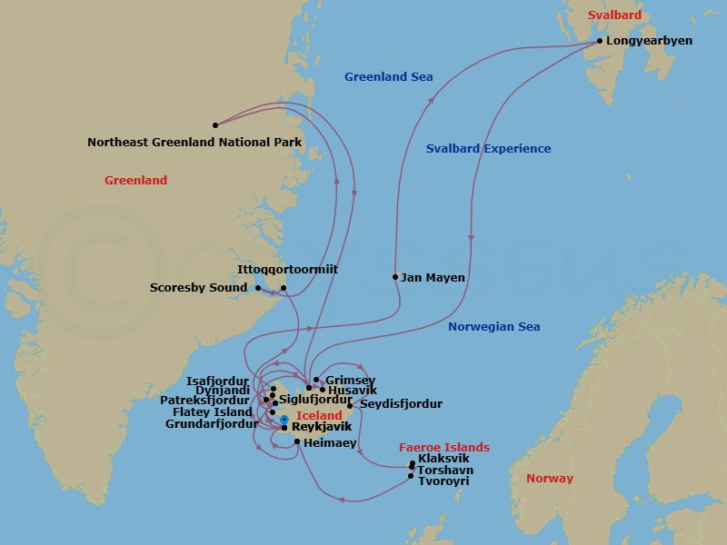 Cruise Map