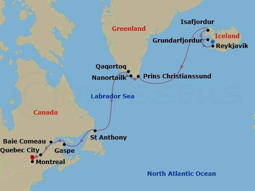 Cruise Map