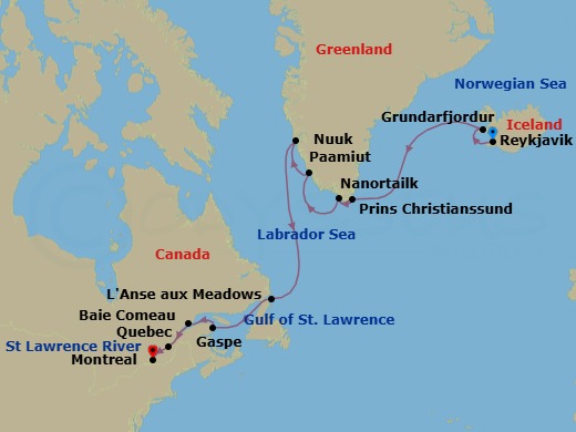 Cruise Map