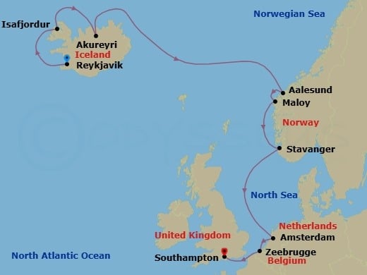 Cruise Map