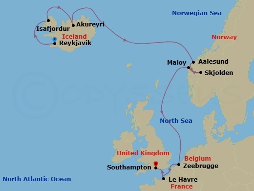 Cruise Map