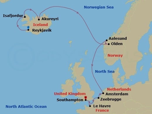 Cruise Map