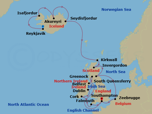 Cruise Map
