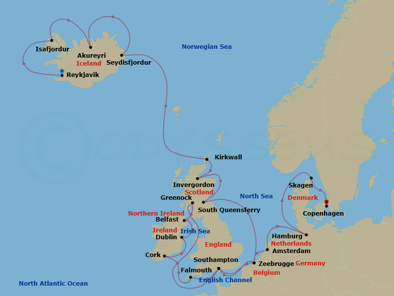 Cruise Map