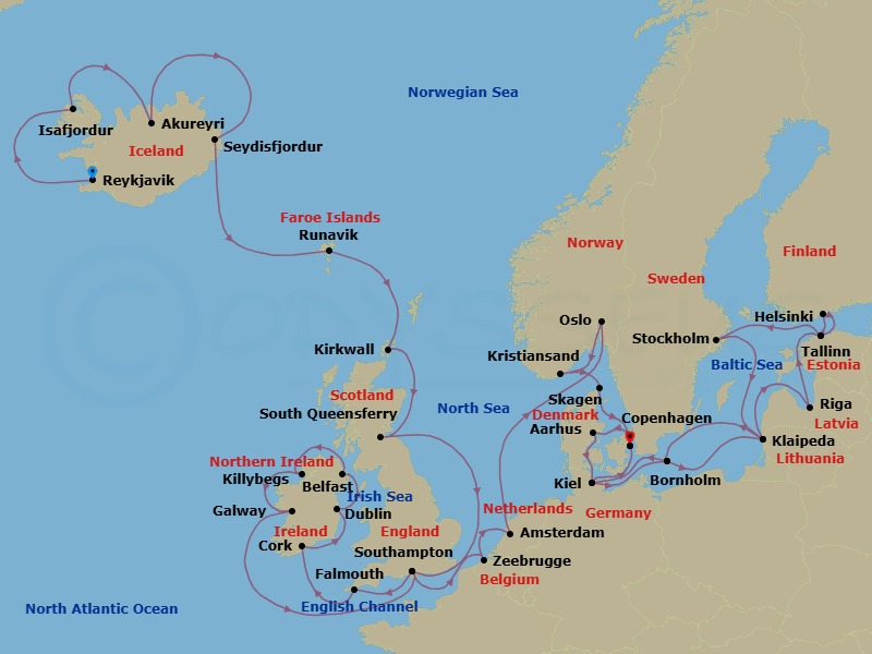 Cruise Map
