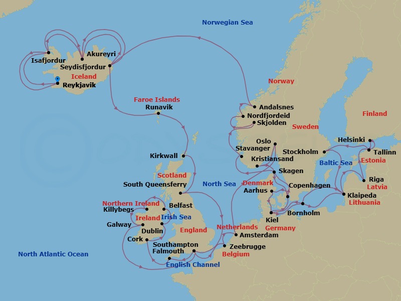Cruise Map