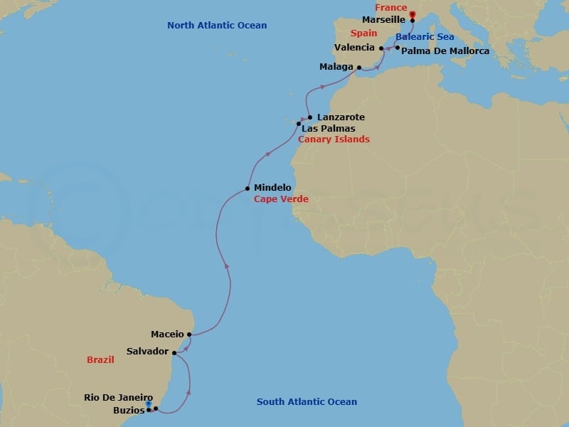 Cruise Map