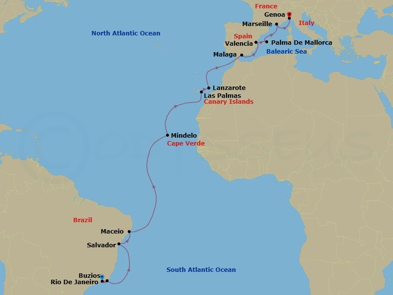 Cruise Map