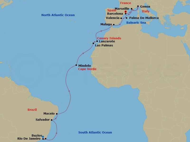 Cruise Map