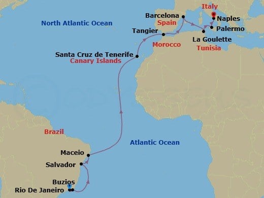Cruise Map