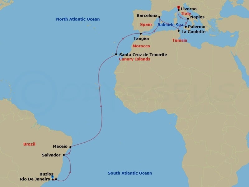 Cruise Map
