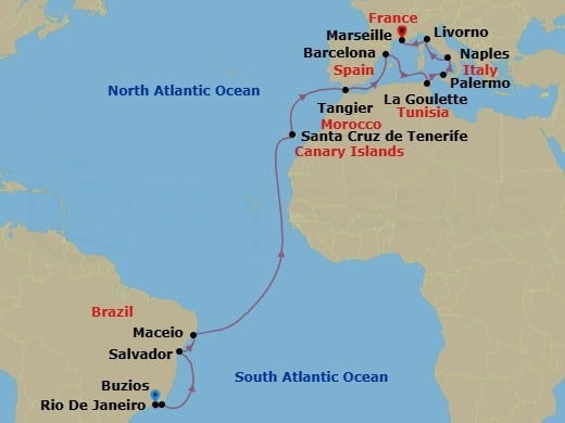 Cruise Map