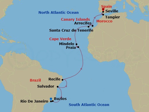 Cruise Map