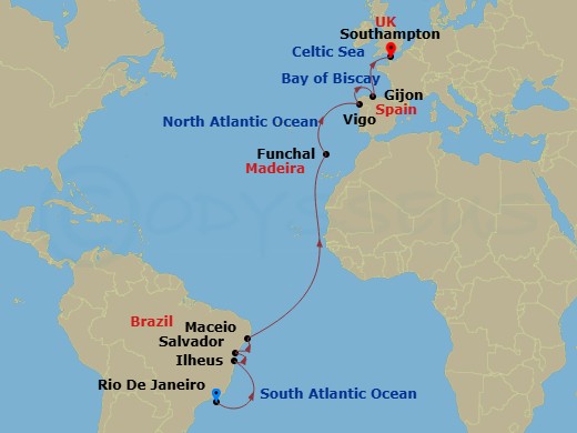 Cruise Map