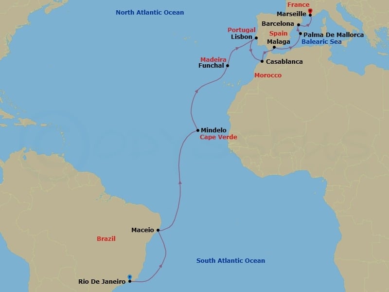 Cruise Map