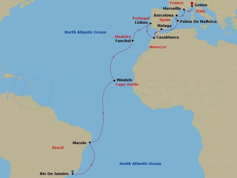 Cruise Map