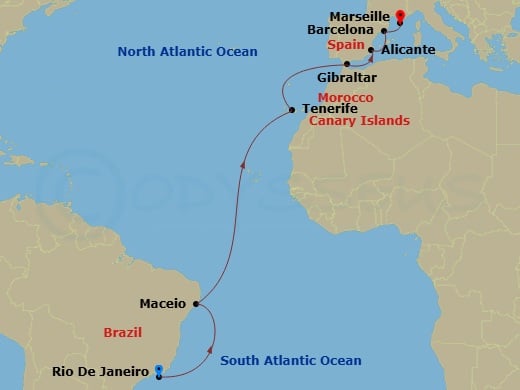 Cruise Map