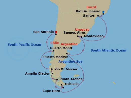 Cruise Map