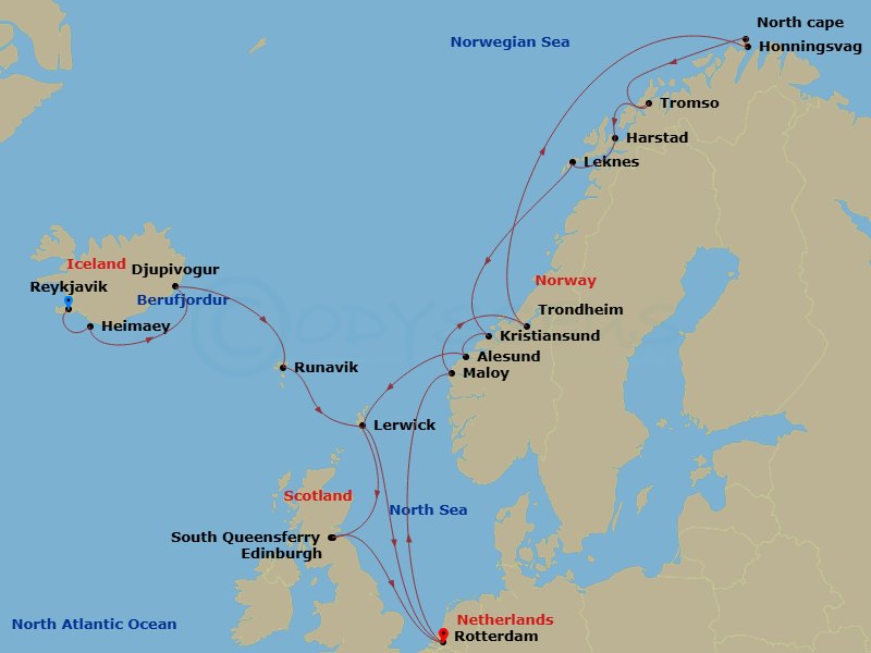 Cruise Map
