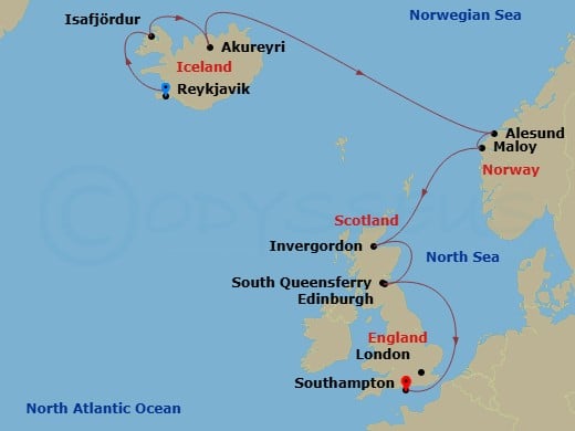 Cruise Map