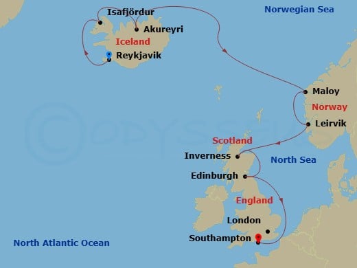 Cruise Map
