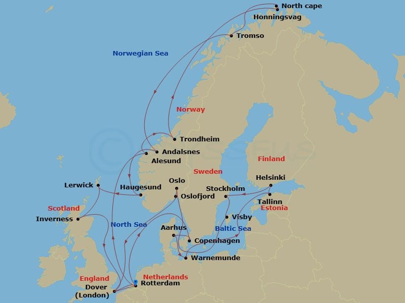 Cruise Map