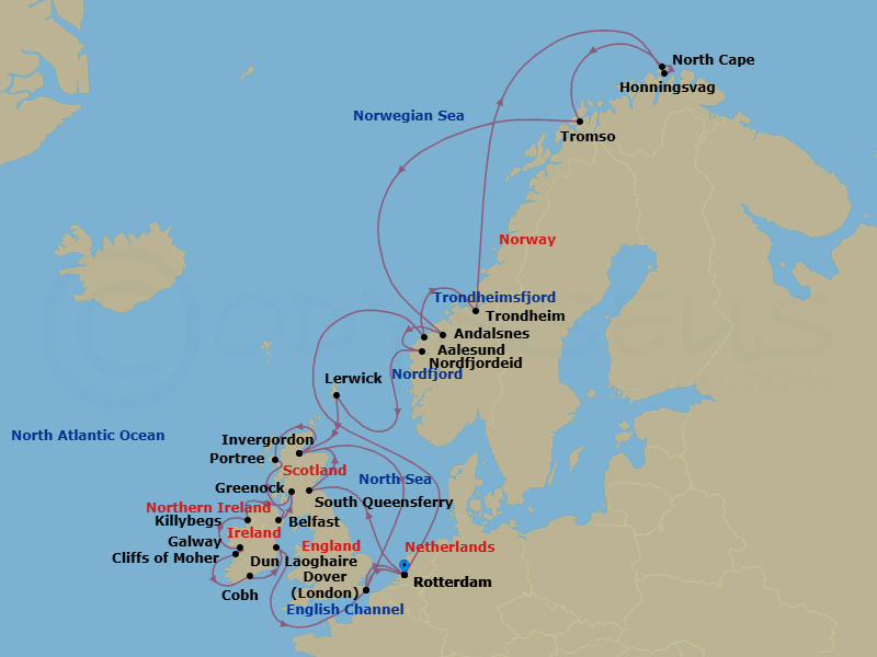 Cruise Map