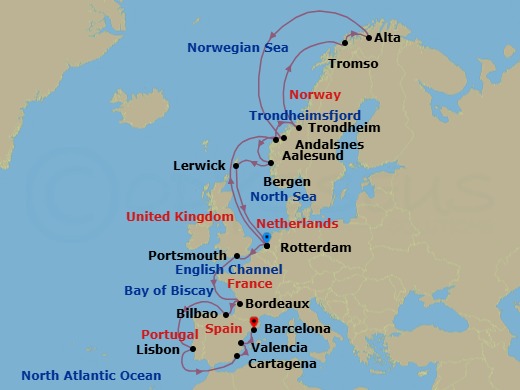 Cruise Map
