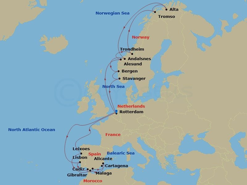 Cruise Map