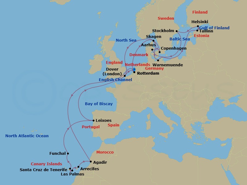 Cruise Map