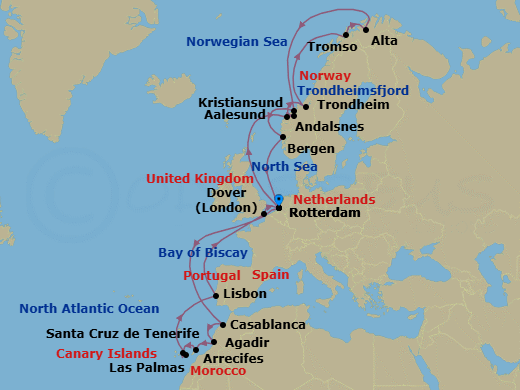 Cruise Map