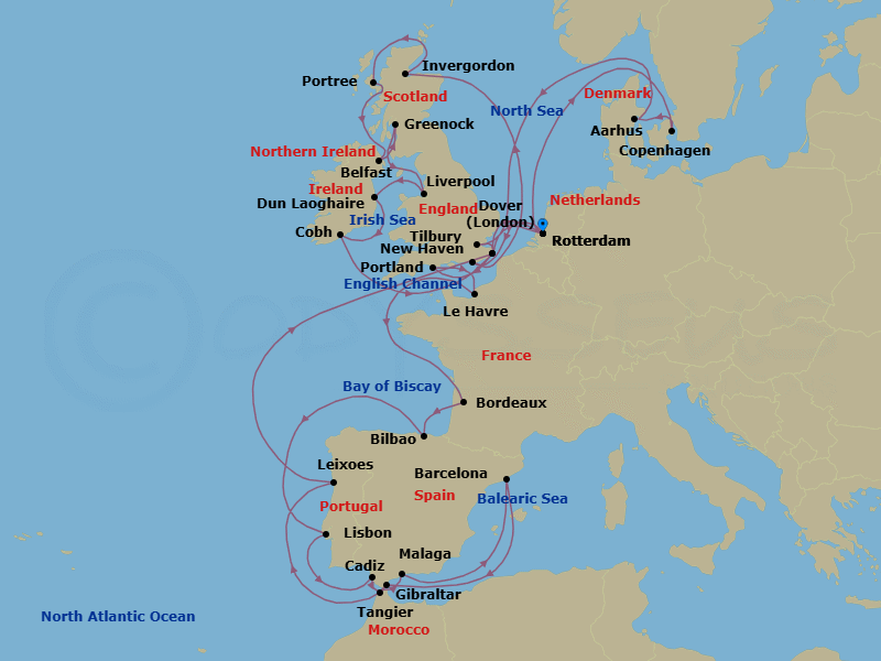 Cruise Map