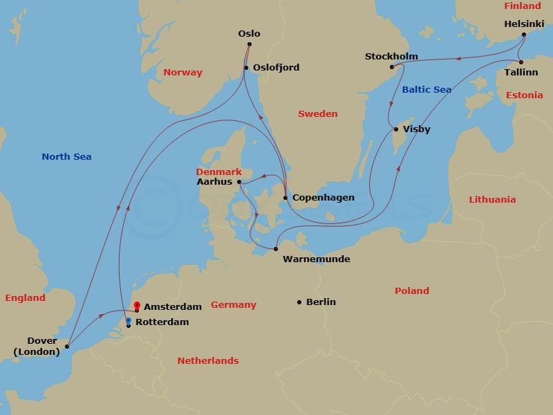 Cruise Map