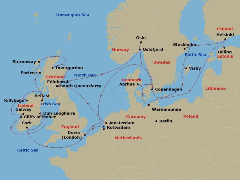 Cruise Map