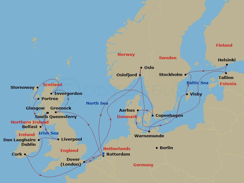 Cruise Map