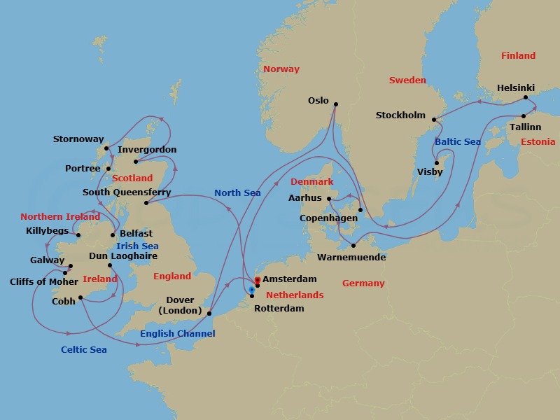 Cruise Map
