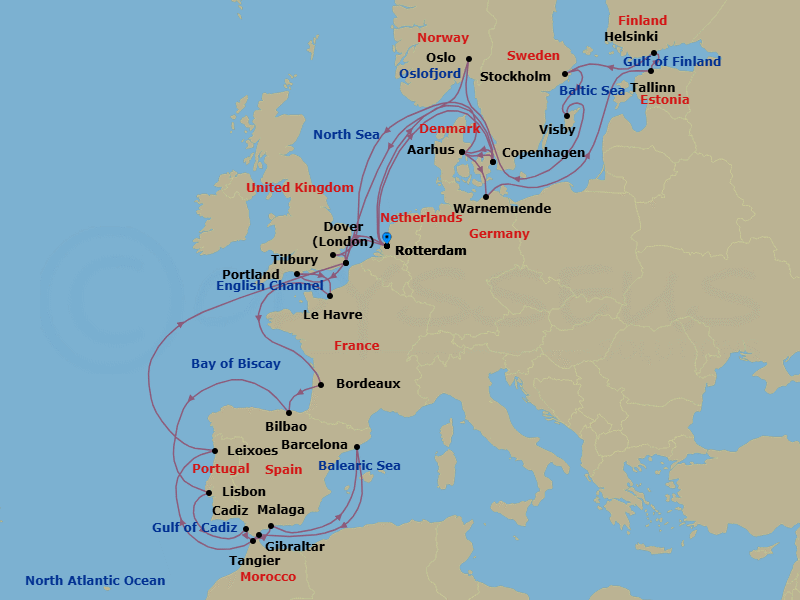 Cruise Map