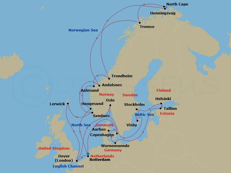 Cruise Map