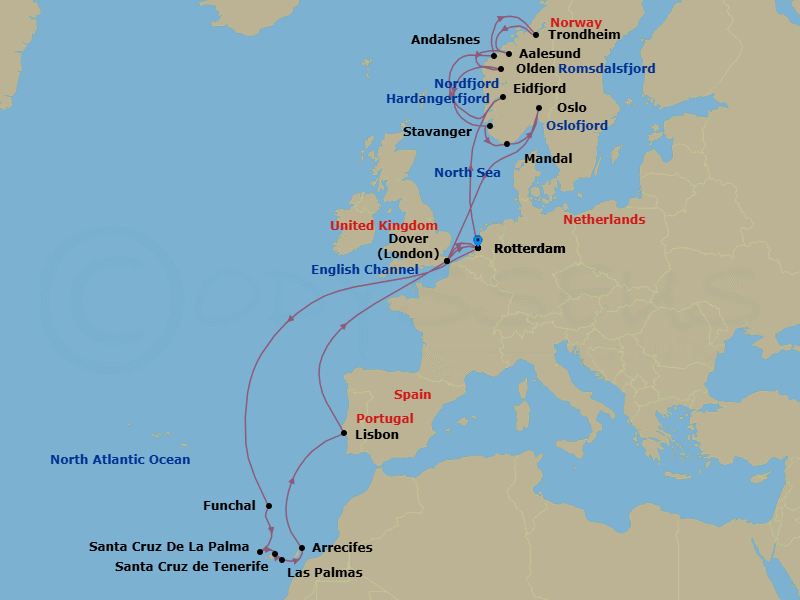 Cruise Map