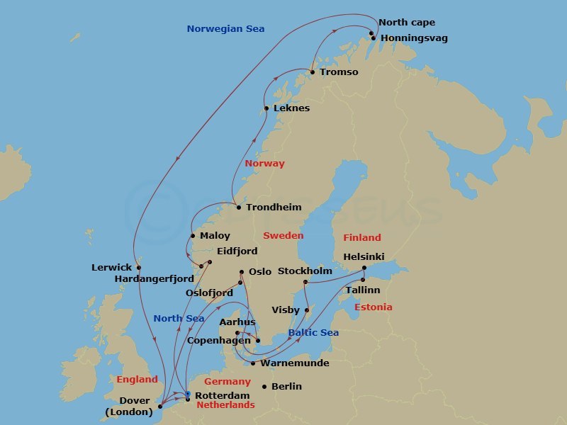 Cruise Map