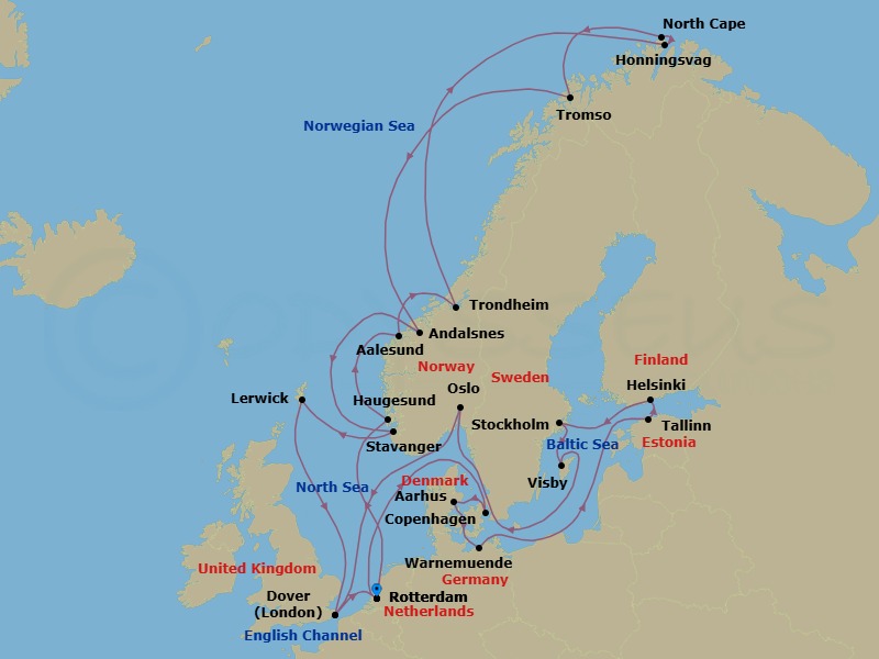 Cruise Map