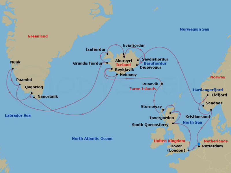 Cruise Map