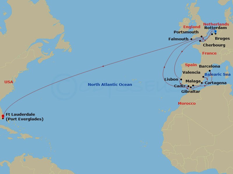 Cruise Map
