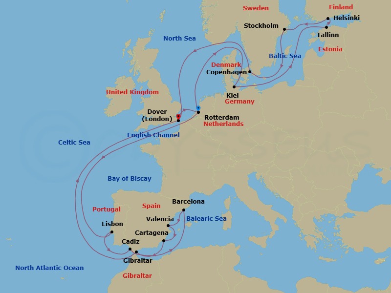 Cruise Map