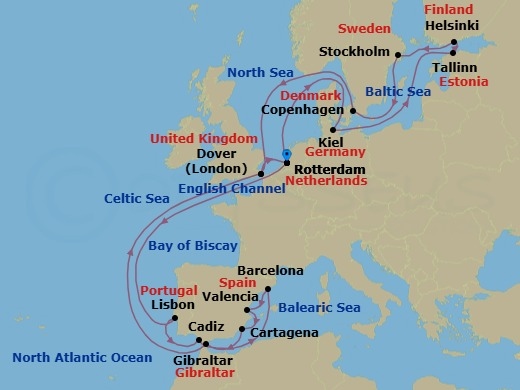 Cruise Map